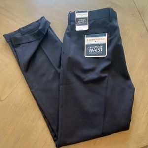 Saddlebred navy blue dress pants.